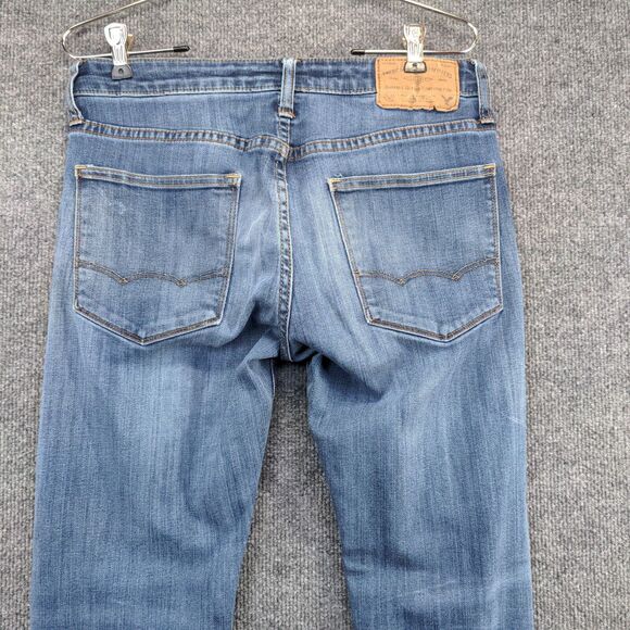 American Eagle Outfitters Men's Active Flex Slim Straight Jeans Blue 29x30 Denim - Picture 9 of 14